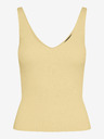 Vero Moda Hellgelbes geripptes Damen-Basic-Tank-Top VERO MODA Glory