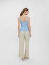 Vero Moda Hellblaues geripptes Damen-Basic-Tank-Top VERO MODA Glory