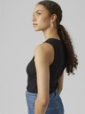 AWARE by VERO MODA Schwarzes geripptes Damen-Basic-Tank-Top AWARE von VERO MODA Lavendel