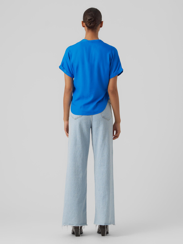 Vero Moda Blaue Bluse VERO MODA Beauty