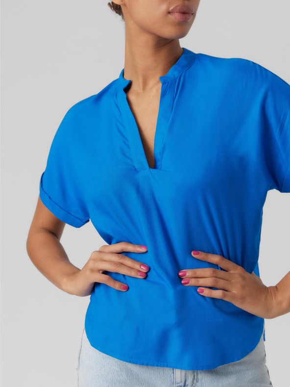 Vero Moda Blaue Bluse VERO MODA Beauty