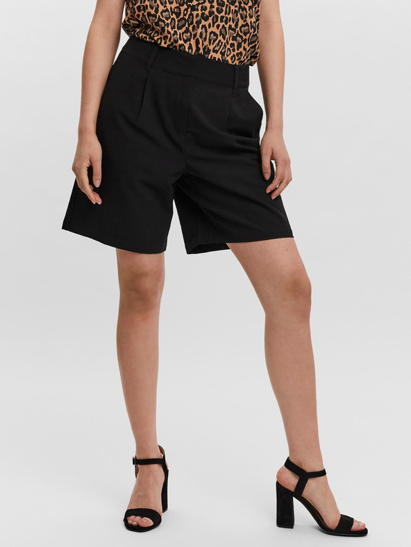 Vero Moda Schwarze Damen-Shorts VERO MODA Zelda