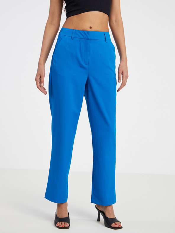 Vero Moda Blaue Damen-Cropped-Hose VERO MODA Zelda