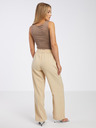 Vero Moda Beigefarbene Damen-Weitbeinhose VERO MODA Carmen