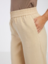 Vero Moda Beigefarbene Damen-Weitbeinhose VERO MODA Carmen