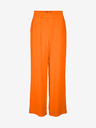 Vero Moda Orangefarbene Damen-Weitbeinhose VERO MODA Carmen