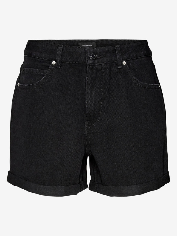 Vero Moda Schwarze Damen-Denim-Shorts VERO MODA Zuri