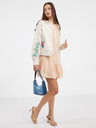 Vero Moda Orangefarbenes gestreiftes Damen-Shirt-Kleid VERO MODA Bumpy