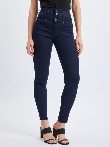 Orsay Dunkelblau Damen Skinny Fit Hose ORSAY