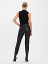 Vero Moda Schwarz Damen Lederhose VERO MODA Brenda