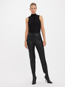 Vero Moda Schwarz Damen Lederhose VERO MODA Brenda