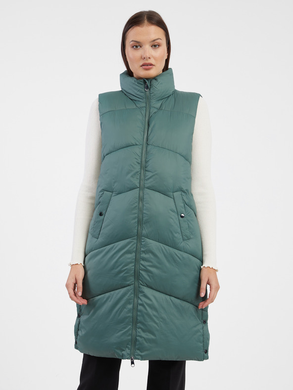 Vero Moda VERO MODA dunkelgrün Damen lange Weste Uppsala