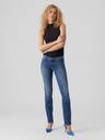 Vero Moda Blaue Damenjeans mit geradem Schnitt VERO MODA Daf