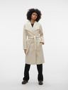 Vero Moda Cremefarbener Damenmantel VERO MODA Paula