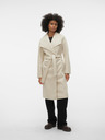 Vero Moda Cremefarbener Damenmantel VERO MODA Paula