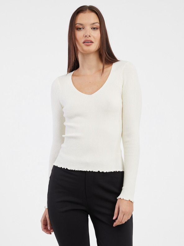 Vero Moda VERO MODA Evie cremefarbener Damenpullover