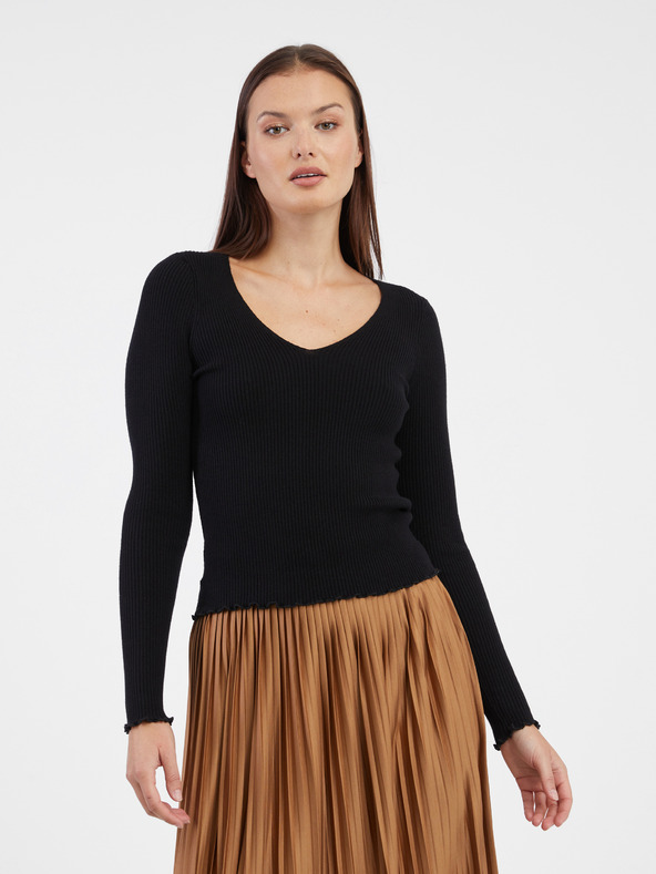 Vero Moda Schwarzer VERO MODA Evie Damenpullover