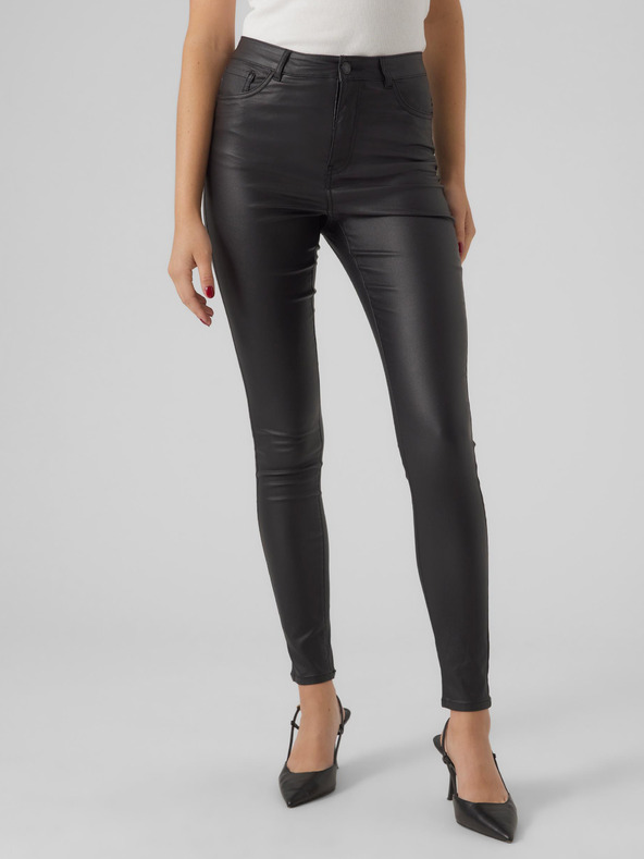 Vero Moda Schwarze Damenhose VERO MODA Sophia mit schmaler Passform