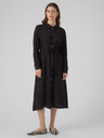 Vero Moda Schwarzes VERO MODA Debby Hemdblusenkleid für Damen
