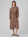 Vero Moda VERO MODA Debby braunes Hemdblusenkleid für Damen