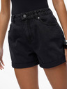 Vero Moda Schwarze Damen-Denim-Shorts VERO MODA Zuri