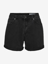 Vero Moda Schwarze Damen-Denim-Shorts VERO MODA Zuri