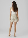 Vero Moda Beigefarbene Damen-Leinen-Shorts Vero Moda Jesmilo
