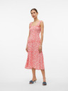 Vero Moda Rot-weißes Midikleid Vero Moda Menny