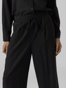 Vero Moda Schwarze Damenhose mit Leinen VERO MODA Jesmilo