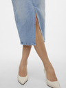 Vero Moda Hellblauer Damen-Denim-Midi-Rock Vero Moda Veri