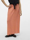 Vero Moda Vero Moda Menny rosa und orange Damen Maxirock mit Blumenmuster