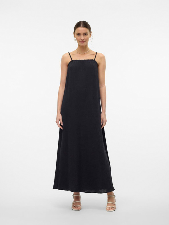 Vero Moda Vero Moda Natali Schwarzes Maxikleid für Damen