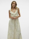 Vero Moda Vero Moda Josie cremefarbenes geblümtes Maxikleid für Damen
