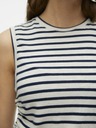 Vero Moda Blau-cremefarben gestreiftes Oberteil Vero Moda Holly