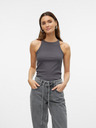 Vero Moda Dunkelgraues Damen-Basic-Tank-Top Vero Moda Chloe