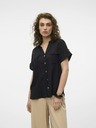 Vero Moda Schwarzes Damenhemd Vero Moda Bumpy