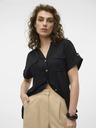 Vero Moda Schwarzes Damenhemd Vero Moda Bumpy