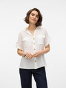 Vero Moda Weißes Vero Moda Bumpy Hemd für Damen