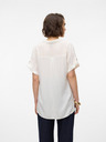 Vero Moda Weißes Vero Moda Bumpy Hemd für Damen