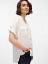 Vero Moda Weißes Vero Moda Bumpy Hemd für Damen