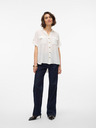 Vero Moda Weißes Vero Moda Bumpy Hemd für Damen
