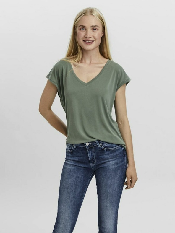 Vero Moda Grünes Vero Moda Filli T-Shirt für Frauen
