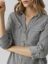 Vero Moda Weiß und blau gestreifte Damenbluse Vero Moda Bumpy