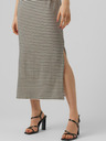 AWARE by VERO MODA Schwarz-beige gestreiftes Damen Maxikleid AWARE by VERO MODA Fiona