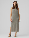 AWARE by VERO MODA Schwarz-beige gestreiftes Damen Maxikleid AWARE by VERO MODA Fiona