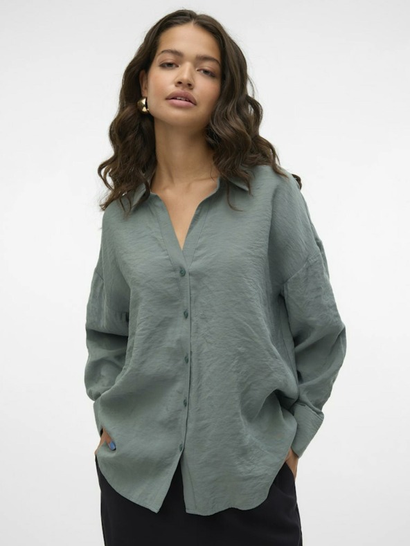 Vero Moda Grünes Damenhemd Vero Moda Queeny