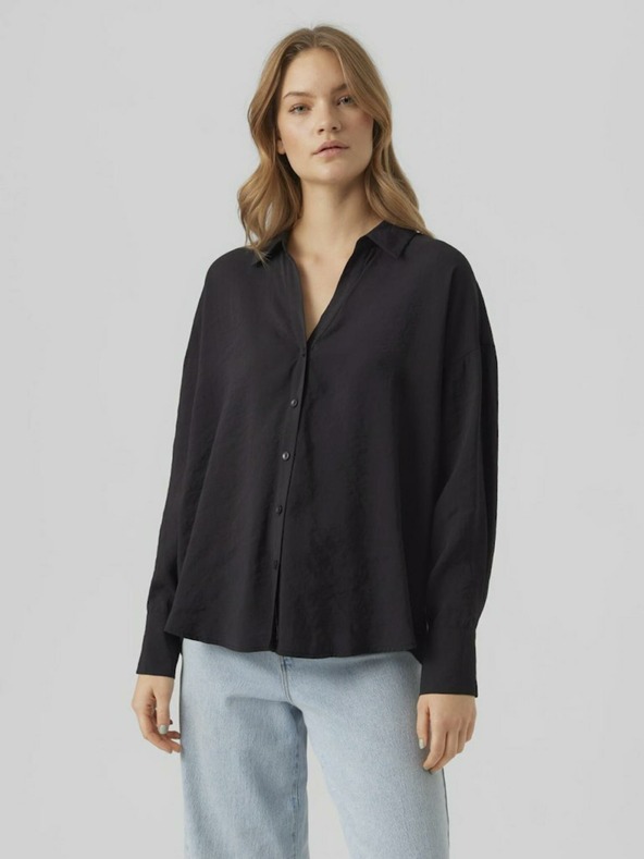 Vero Moda Schwarzes Damenhemd Vero Moda Queeny