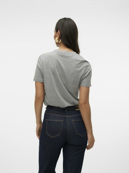 Vero Moda Hellgraues Vero Moda Paulina T-Shirt für Frauen