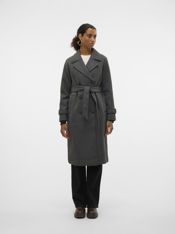 Vero Moda Vero Moda Fortunevega dunkelgrau Damenmantel