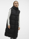 Vero Moda Schwarze lange Damen Steppweste Vero Moda Ligaane
